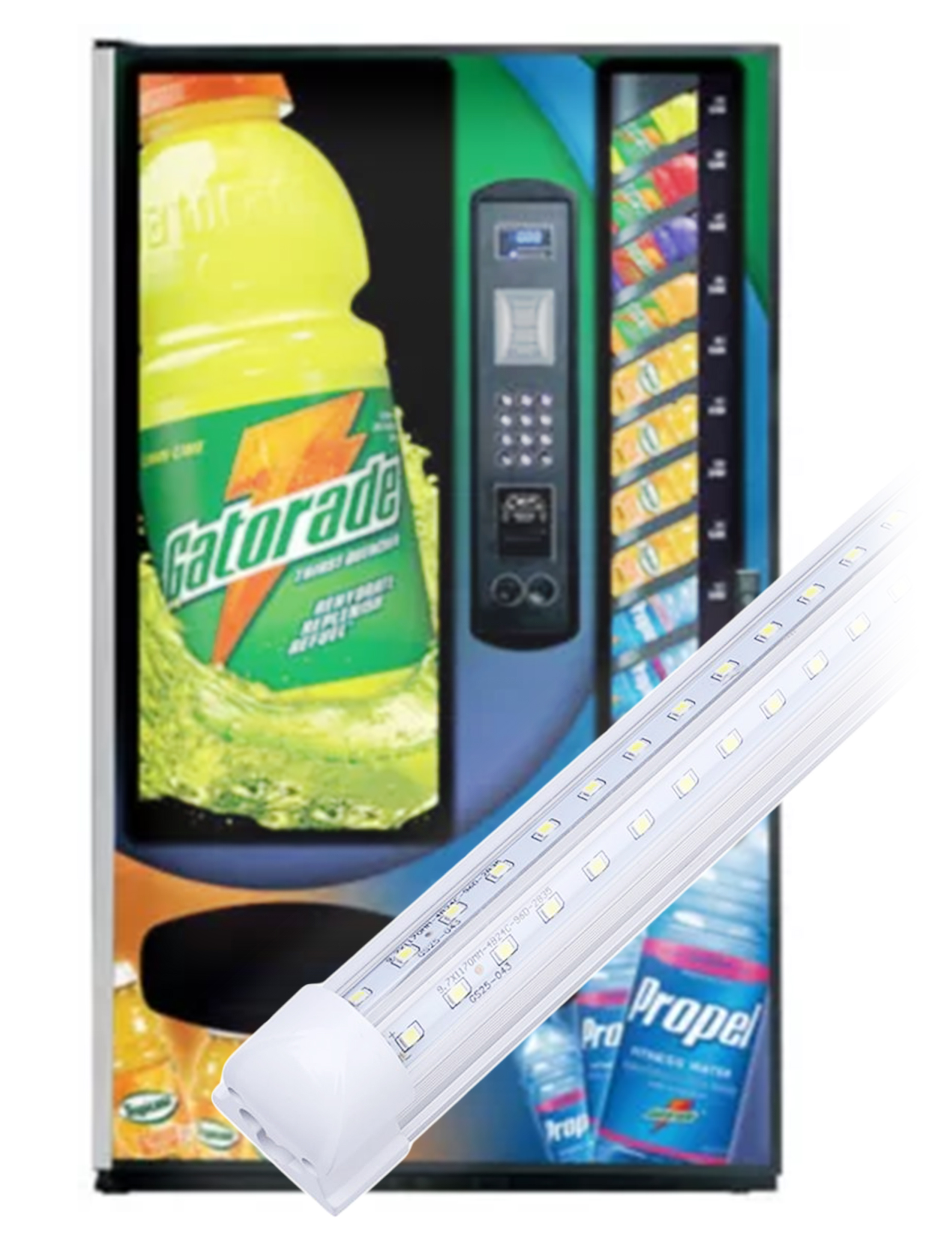 Selectivend CB700 and 3151 Vending Machine LED Plug and Play Light Bulb